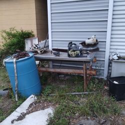 Stainless Top Work Bench 