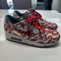 Nike Airmax 90’s candy cane edition “gift wrapped” Very RARE  Size (9)