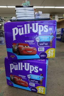 4T–5T Huggies Pull-Ups Training Pants -102 count