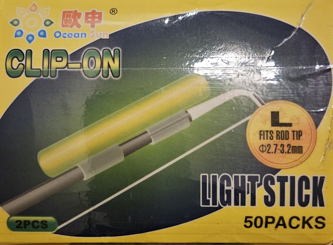 Fishing Clip-on Glow In The Dark Light Sticks $20 OBO