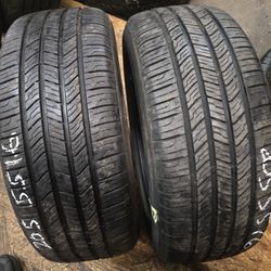 2 Tires 205.55.16 Sailun Atrezzo 99 % Tread Dot 3823