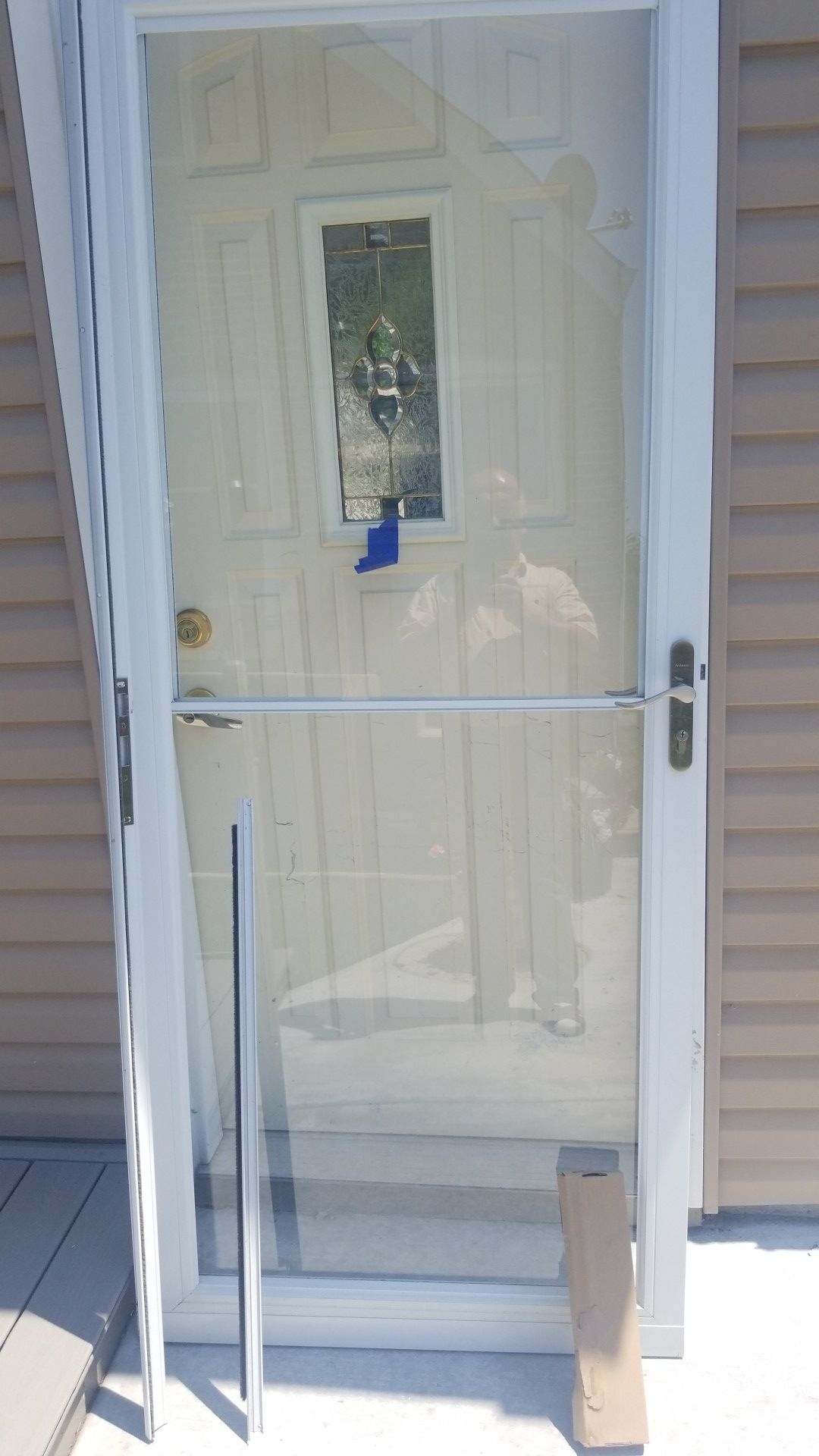 Andersen storm door. 34x80