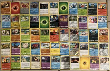 55 Pokémon Cards