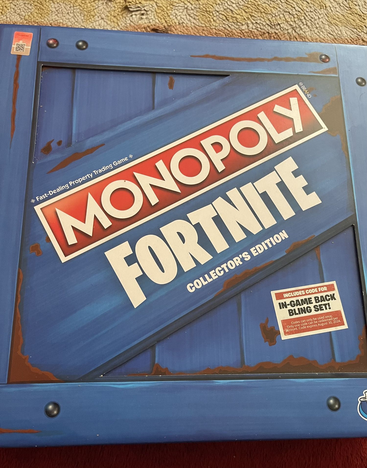 Fortnite Monopoly Game Board