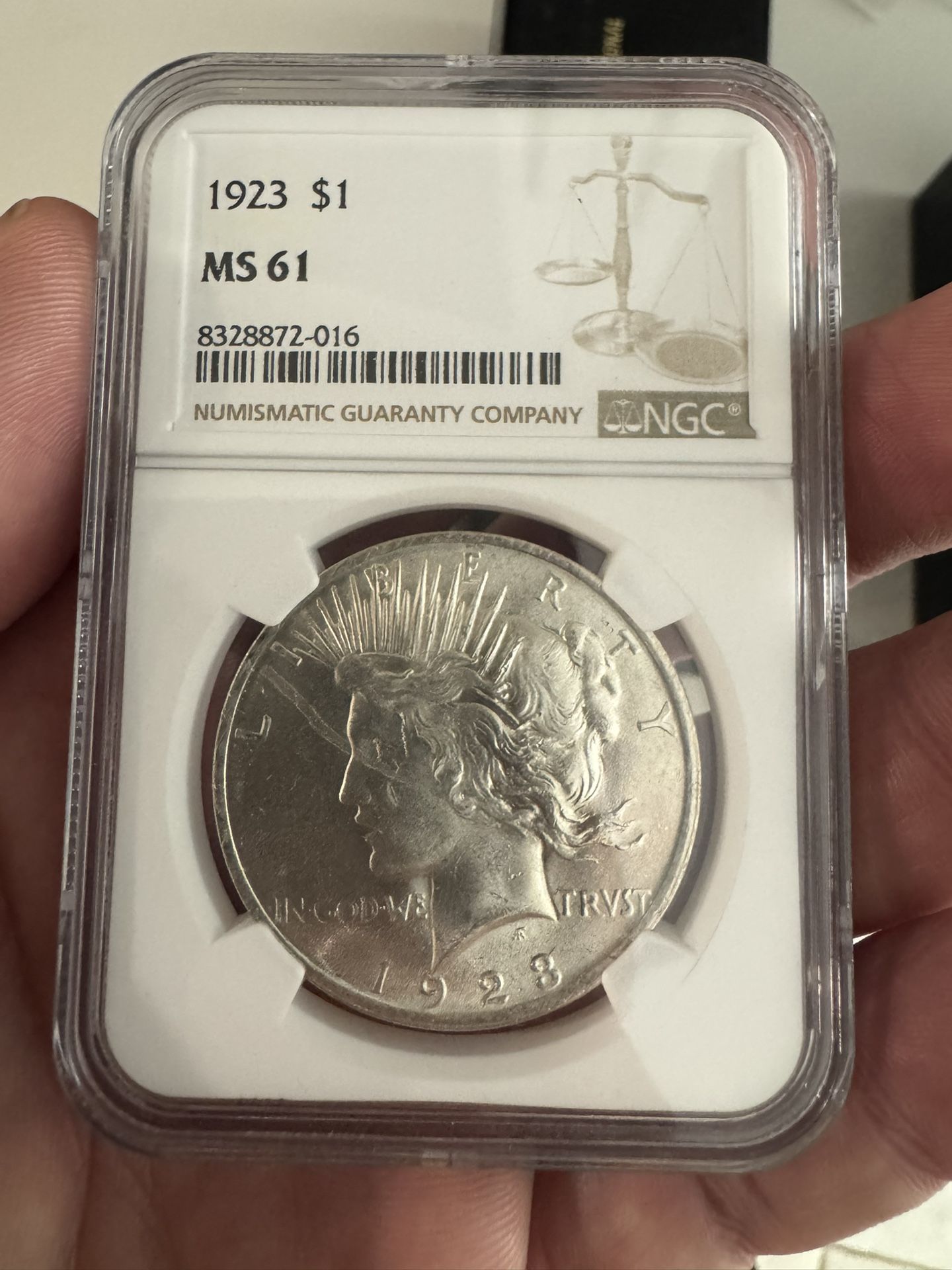 1923 $1 MS61