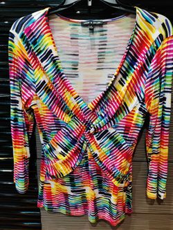 Cable Gauge Top, Blouse, Size M