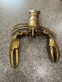 Brass Lobster Figurine
