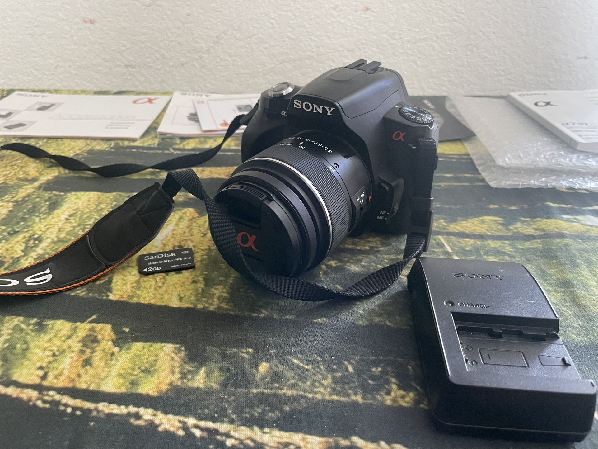 Sony Alpha A230 DSLR Camera with Lens – Great Condition