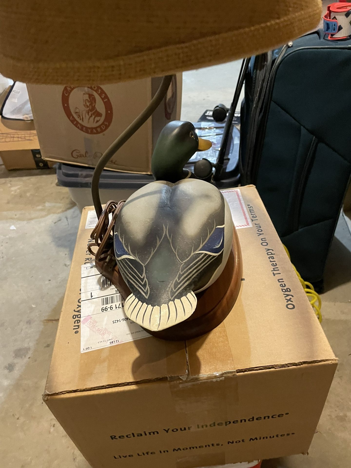 Duck Lamp with Shade