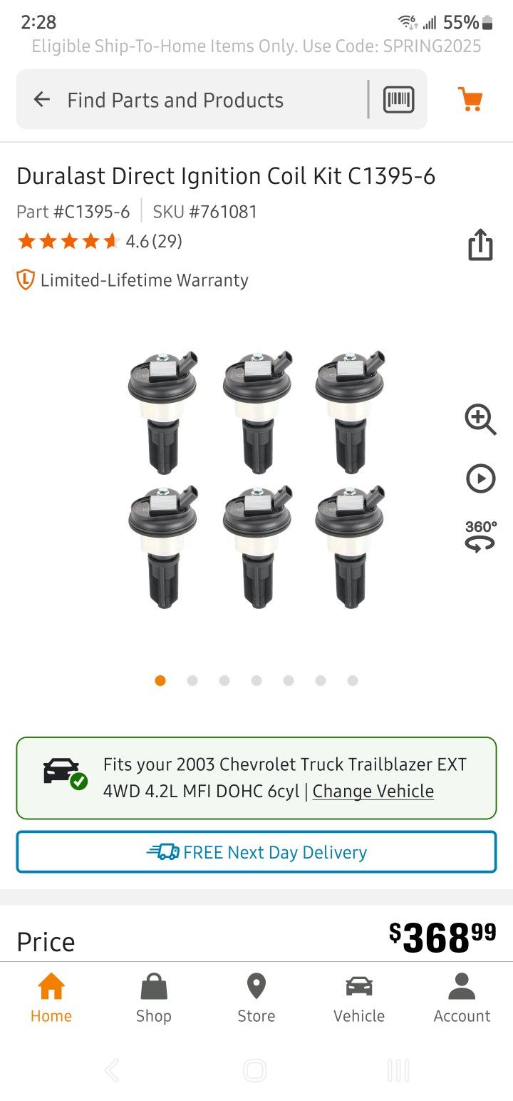 Brand New Trailblazer Coils