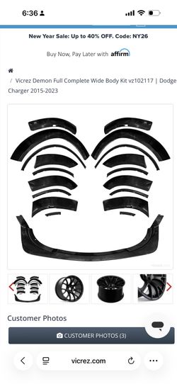 Dodge Charger Fender Flare 2015-23