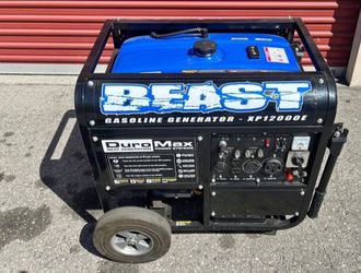 DuroMax XP12000E "Beast" 12,000-Watt Gasoline Portable Generator With Keys