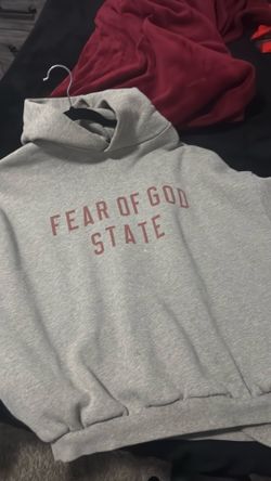Fear of God State Gray Hoodie