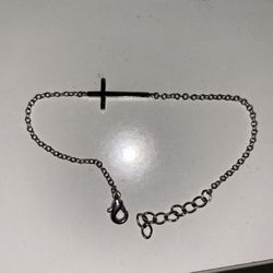 Cross Silver Bracelet