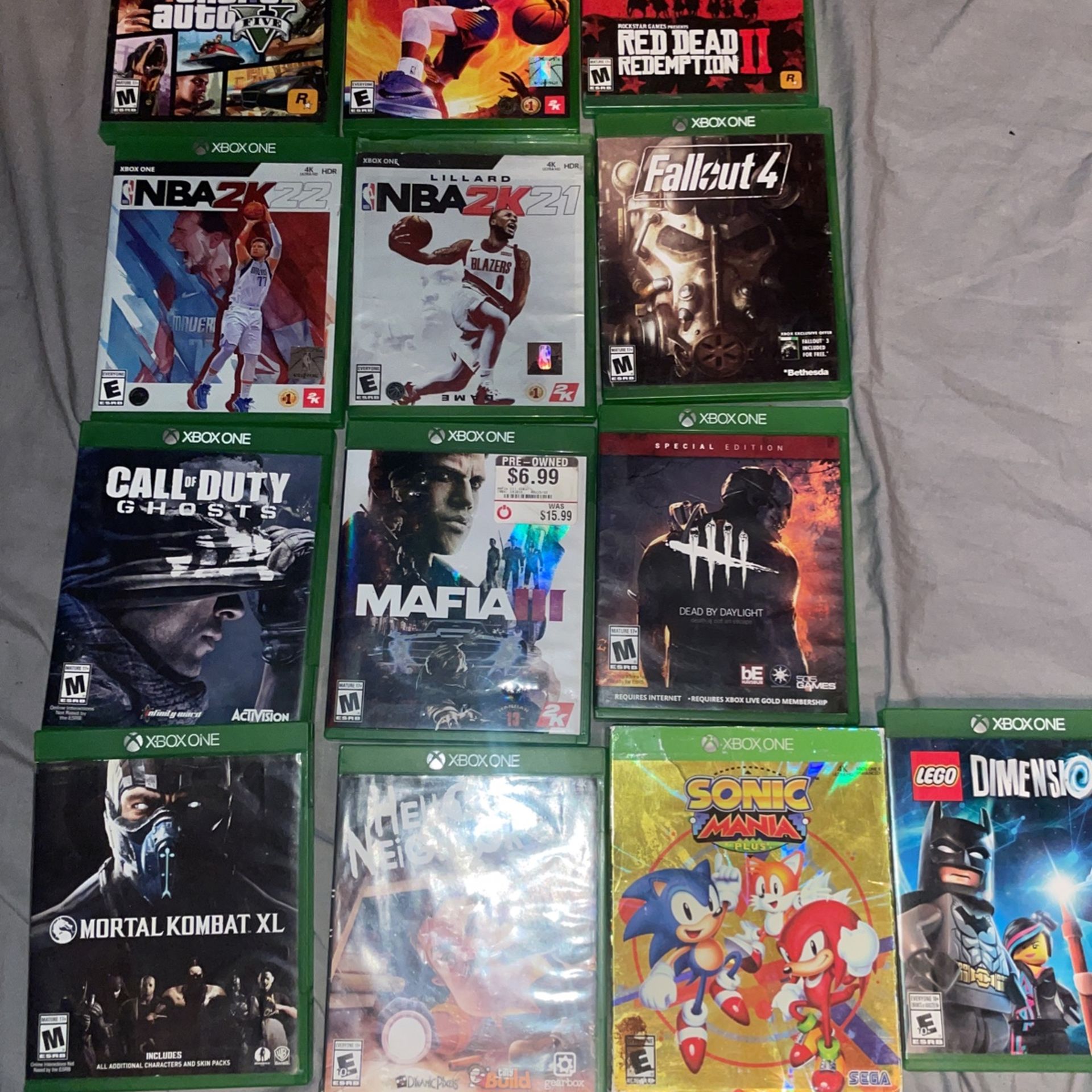 XBOX ONE games 