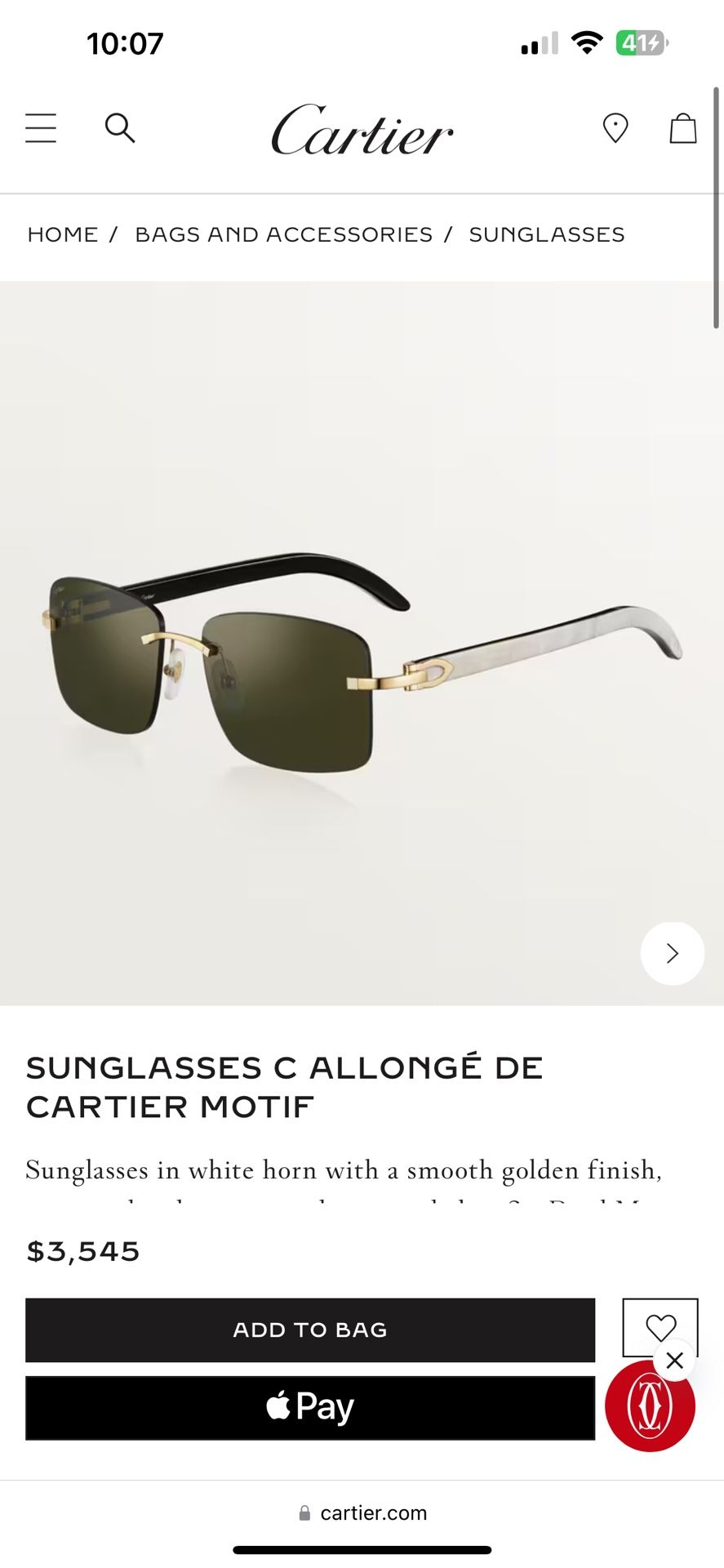 White Cartier BUFFS