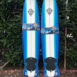 NEW 8ft Foam Surfboard 8'0ft Soft Top Surf board Longboard for Beginners Like Wavestorm Odysea