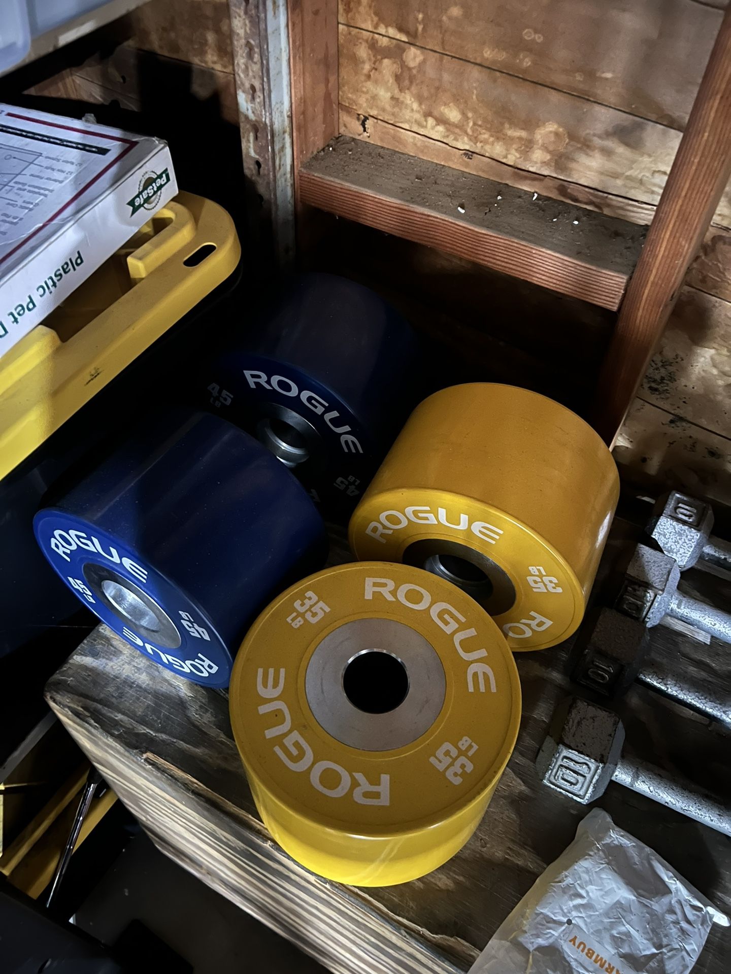 Rogue Loadable Dumbbell Bumper Plates for Sale in Riverside, CA OfferUp
