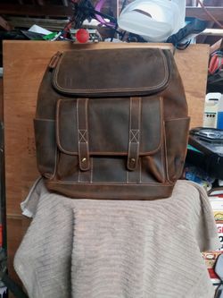 Laptop Backpack Leather