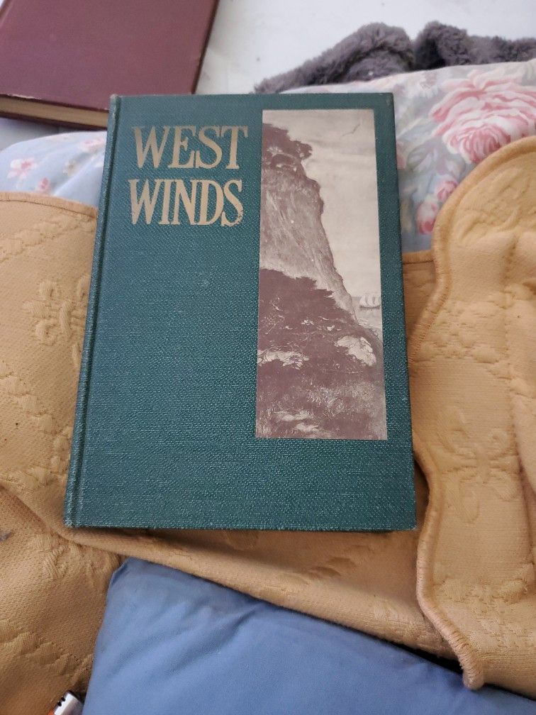 Antique CALIFORNIA Fiction & Art Book: WEST WINDS (1914) - Paul Elder Publisher