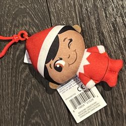 Elf on the Shelf Brown skin  New Clip Keychain Back pack Plush Pals  4.5”