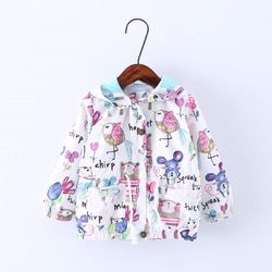 New cartoon baby kid hoodie jacket