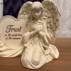 Moving Sale… Angel Figurine… Trist In The Perfection Of The Moment