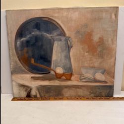 Vintage Painting On Canvas
