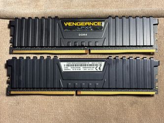 Corsair vengeance 16gb 2x8 DDR 4 ram 2400mhz