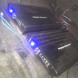 2 Class D Mono Amps 6,000 Watts A Piece