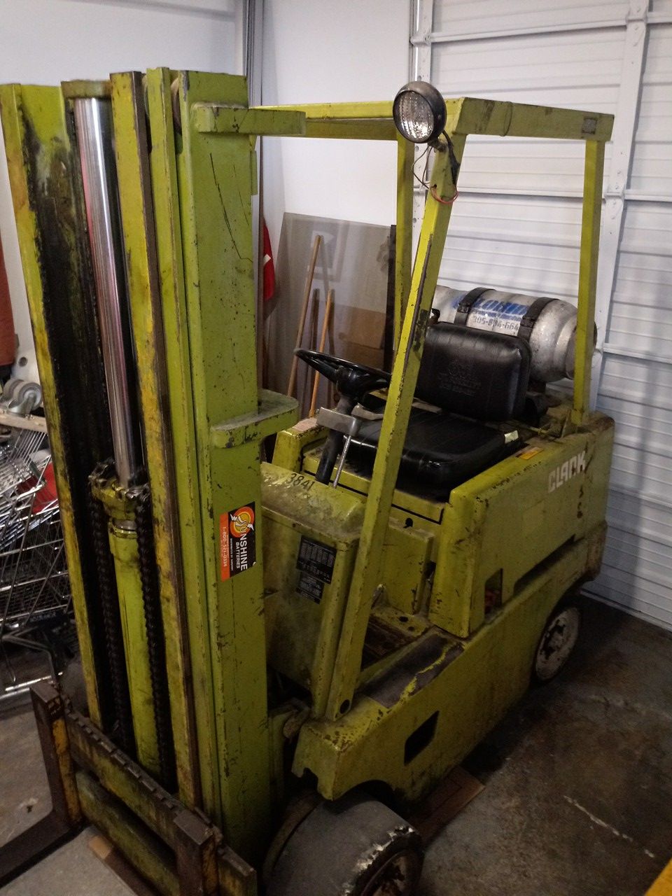 Clark forklift triple stage