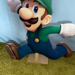 Luigi Super Mario Bros Brother Party Decor 33” 