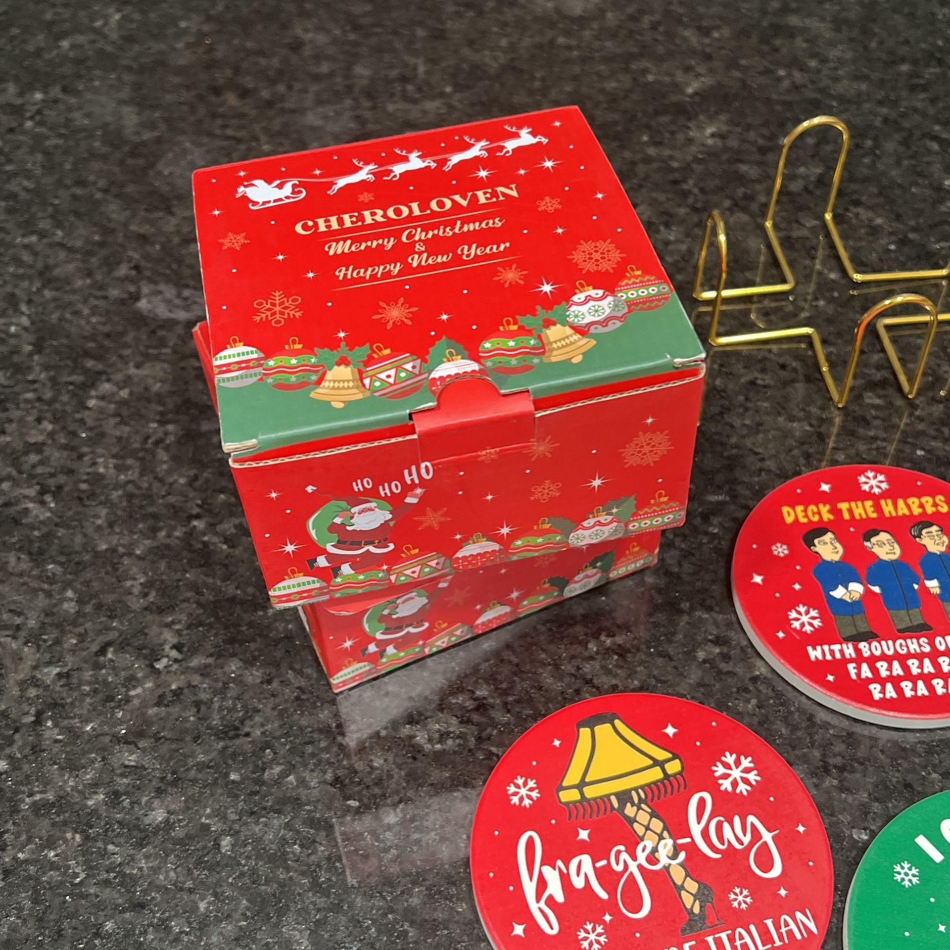 Cheroloven Christmas Coasters