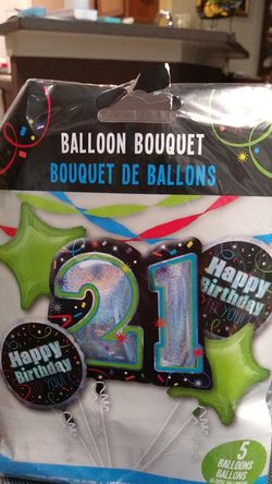 Birthday balloons