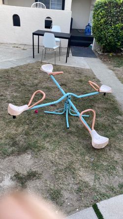 Play ground bouncer for four kids fun turn around , up and down perfect for small kids everything works
