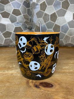 The Nightmare Before Christmas Halloween Mug w/whisk