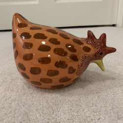 Ceramic Rooster Hen Decor