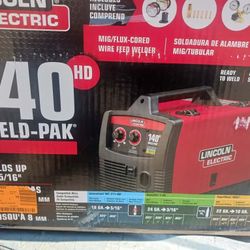 Lincoln Electric
Weld-Pak 140 Amp MIG and Flux-Core Wire Feed Welder, 115V, Aluminum Welder (what you see in photos is what comes included)