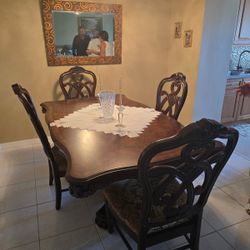 Oak Wood Furniture- 2 Pieces