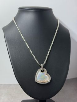 David yurman large mother of pearl and diamonds