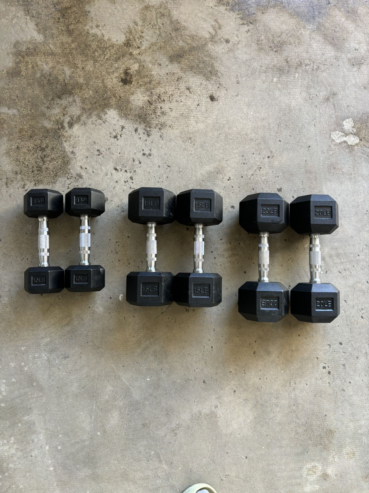 Hex Dumbbells - 10|15|20