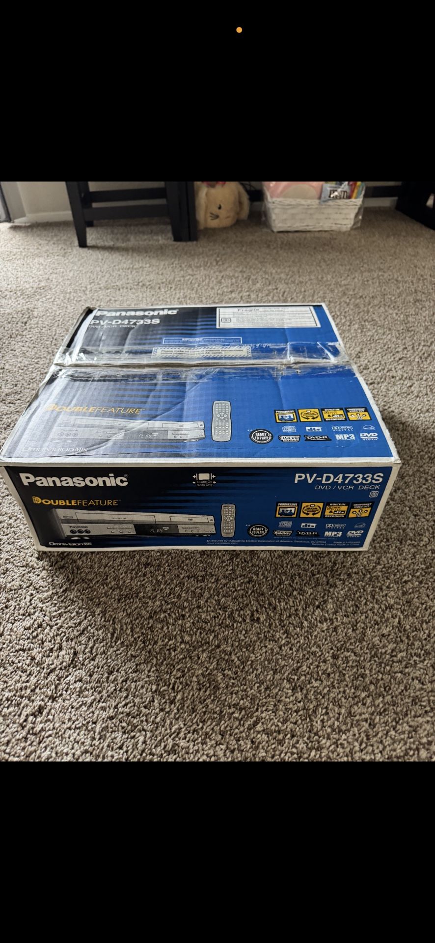 Panasonic DVD/VHS Duo With Original Box / Cables And Box No Manual