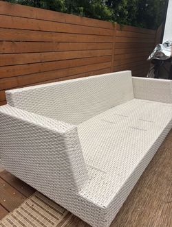 Like New Beige Outdoor Couch