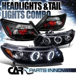 Honda Civic Headlight & Tail Light Combo