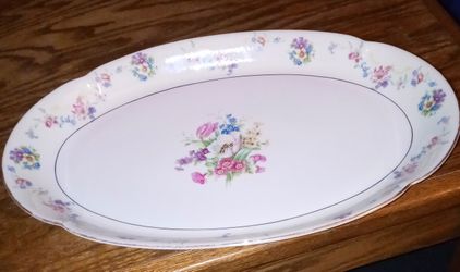 Rare Royal Bayreuth Bavaria China Oval Platter