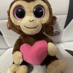 TY Beanie Boos Casanova The Monkey 7” Tall