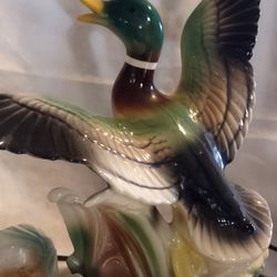 1950's Mallard Duck Planter TV Lamp