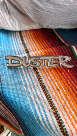 1(contact info removed) Plymouth DUSTER emblem