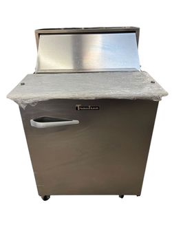27" Refrigerated Sandwich Prep Table Traulsen UPT276-R NSF Topping Cooler On Wheels #4509 