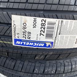 225/60/18 Michelin $149 Each 